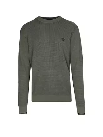 FRED PERRY | Pullover STITCH | olive